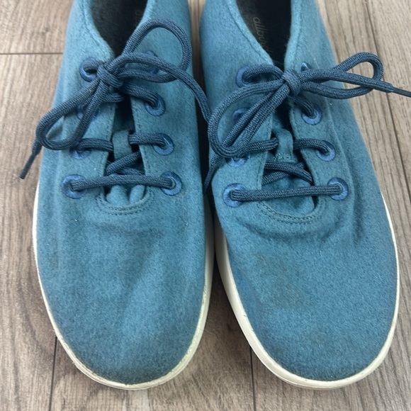 Allbirds Wool Runners blue mens 11 - Picture 5 of 9